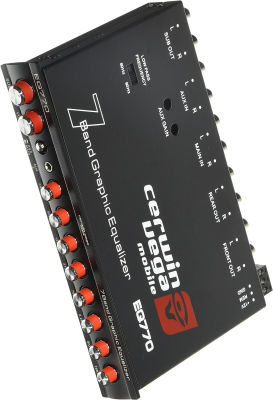 Cerwin Vega EQ770 7-Band Parametric Equalizer with Auxiliary Input Standard Packaging