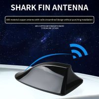 Universal รถวิทยุ Shark Fin Antenna หลังคาการปรับเปลี่ยนหางพร้อมสัญญาณเสาอากาศวิทยุตกแต่ง Punch - ฟรี-serfgfdtr