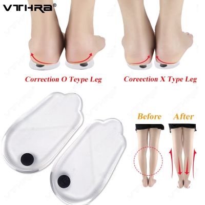 VTHRA Varus Orthotic Insole X/O Legs Correction Silicone Gel  Orthopedic Shoes Pad Plantar Fasciitis Arch Support Flat Foot Care Shoes Accessories