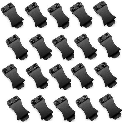 20PCS Quick Clips for 1.5 Inch Belts for Kydex Belt Clip Loop with Screw Fits Applications Tool Part