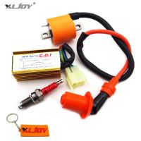 XLJOY Racing Ignition Coil 6 pin AC CDI D8TC Spark Plug For 150cc 200cc 250cc Dirt Motor Bike ATV Quad Motorcycle