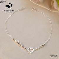 ♦Morning Star 6 Top Silver Originals X033 92.5 Italy Anklet An032♠