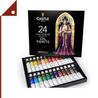 Castle : CTACASOP24* สีน้ำมัน Art Supplies Oil Paint Set 24 Colors