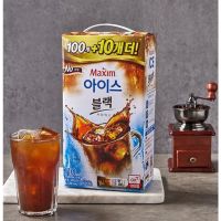 ?Import Item? 아이스 블랙 กาแฟดำ(เย็น) Maxim Ice Black Coffee Mix 100 ซอง