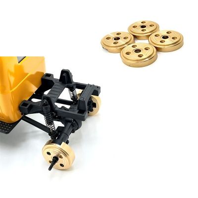 FMS 1/24 FCX24 FCX 24  remote control car parts metal upgrade brass front and rear axle counterweight Electrical Connectors