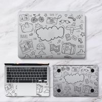 เคสแล็ปท็อปสติ๊กเกอร์ตกแต่งป้องกันสัตว์เลี้ยงพิมพ์ลายสำหรับ Macbook Air Pro 14 15 16 UA A2941 A2780กันรอยขีดข่วนกันน้ำ