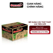 Mì Omachi Tôm Chua Cay Thái Ly Thịt 111g Có Cây Thịt Thật - Thùng 24 Ly x
