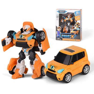 ABS Tobot Transformation Robot Toys Korea Cartoon Brothers Anime Tobot Deformation Car Airplane Toys For Child Gift