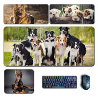 Pet Dog Mouse Pad Shorthairs Border Collie Dobermann Mousepad HD Print Computer Laptop Gamer Pad PC Gaming Accessories Desk Mats