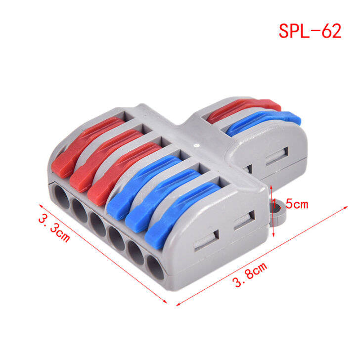 xuyongming 1pc Fast Wire Connector Wiring Cable Connector Push-in ...