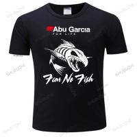 man Vintage print tshirs Abu Garcia Mens - For Life Fear No Fish Cool Casual pride t shirt men Unisex t-shirt free shipping tops 4XL 5XL 6XL