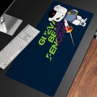 Oversized XXL Anime Kimetsuno Yaiba Mouse Pad Print Computer Gamer Locking Edge Keyboard PC Mice Mats Non-slip Rubber Office Pad