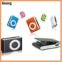 GEORG การออกแบบที่ทันสมัย เครื่องเล่น MP3 มินิมินิ แบบพกพาได้ Walkman รองรับคลิป แฟชั่นที่ทันสมัย ยูเอสบี MP3สื่อเพลง บัตรทีเอฟ