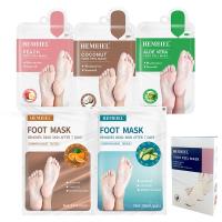 【CW】 Foot Mask 10pcs 5pair Exfoliating Feet Vitamin C Moisturizing Care Spa Socks Aloe Vera Remove Dead Skin