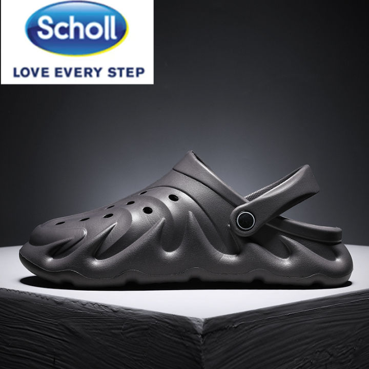 scholl-สกอลล์-scholl-รองเท้าแตะสำหรับนวดรองเท้าแตะสไตล์ใหม่และรองเท้าแตะสำหรับผู้ชายรองเท้าแตะเพื่อสุขภาพบ้านพื้นแบนด้านนอกสวมใส่ได้ทุกแบ-รองเท้าสกอลล์-nbsp-รองเท้าสกอ-สกอล์-scholl-รองเท้าสกอลล์-schol