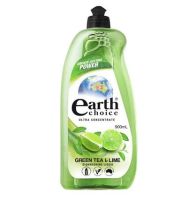 Earth Choice Green Tea &amp; Lime Dishwashing Liquid เอิร์ธ ชอยส น้ำยาล้างจาน กรีนที &amp; ไลม์ 900ml.