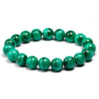 AAAA Bracciale In Malachite Naturale Gielli Da Donna Braccoiale Da Coppia Elasticizzato In Pietra Naturale Per Uomo Con Perline Di Gemme Di Malachite