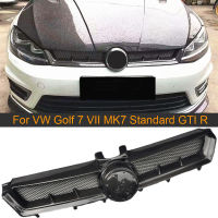 Kisi-Kisi Depan คาร์บอนไฟเบอร์สำหรับ Volkswagen VW Golf 7 VII มาตรฐาน MK7 GTI R 2014-2017กระจังหน้าฝาปิดตะแกรงกันชนหน้ารถ