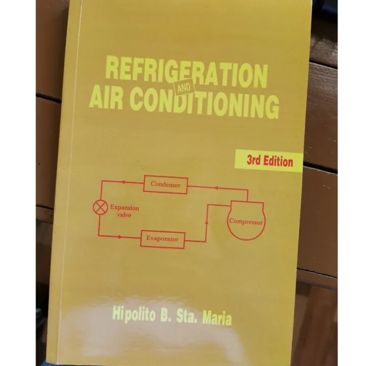 REFRIGERATION and AIR CONDITIONING 3rd Edition Hipolito Sta. Maria