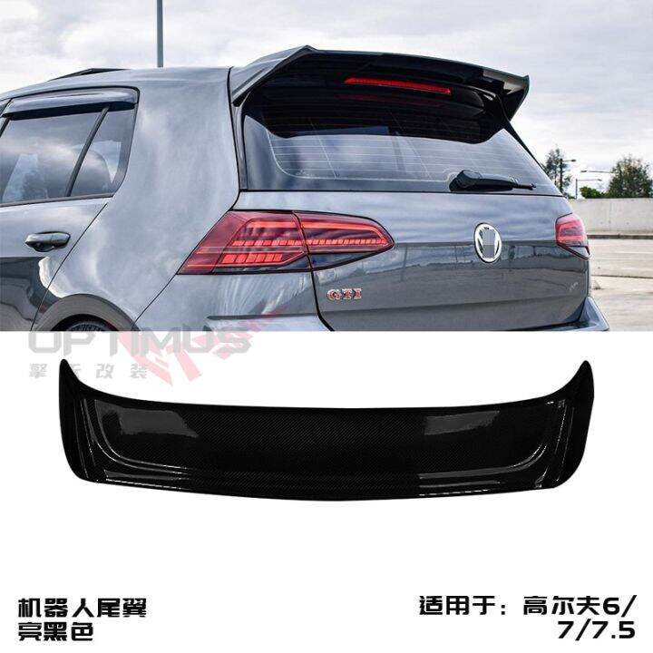 Car Styling For Volkswagen Vw Golf Mk Rline Gti R Gti R Spoiler Abs Plastic