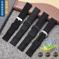 ▶★◀ Suitable for black fashion sports silicone watch strap for men suitable for Casio Citizen Seiko Concas rubber watch chain for women