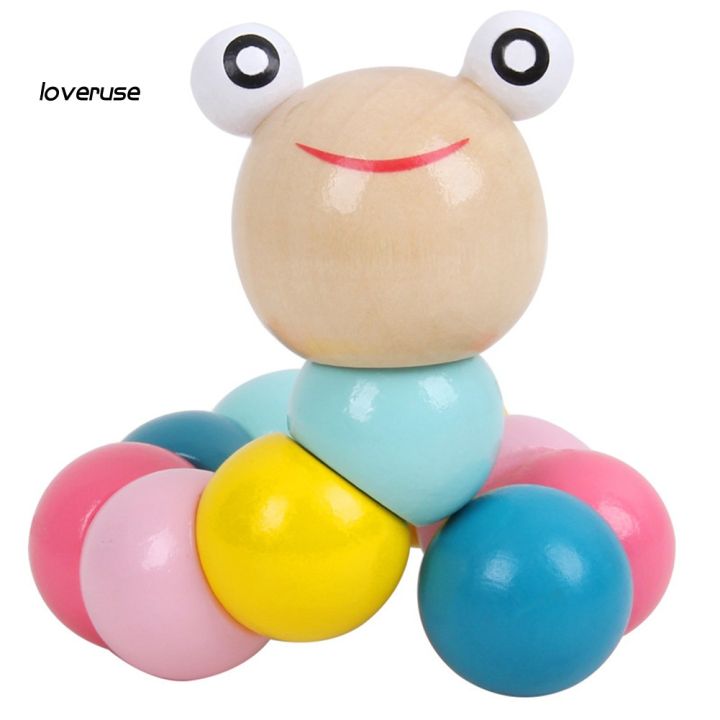 wj-wooden-macaroon-color-puzzles-stacking-tower-caterpillar-baby-developmental-toy