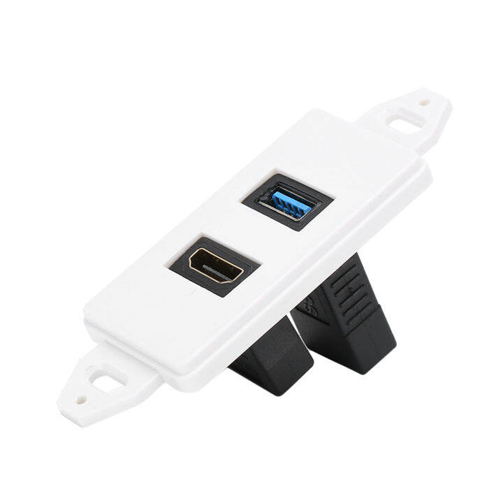 เต้ารับติดผนัง-hdmi-usb-ที่แข็งแกร่งคุณภาพสูงช่องเสียบ-hdmi-usb-ทนทานปลอดภัยสำหรับสายไฟวิศวกรรมบ้านเชื่อมต่อง่ายไม่มีการเชื่อม