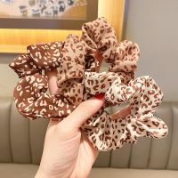 1Pcs Leopard Women Hair Accessories Ladies Hair Tie Lady Scrunchies Ponytail Hair Female Girl Holder Rope