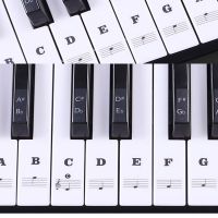 37/49/54 Key Piano Stickers Transparent Piano Keyboard PVC Sticker Piano Stave Electronic Keyboard Name Note Sticker Accessories