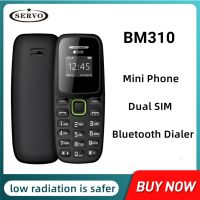 ◐♤◘ SERVO BM310 Mini Mobile Phones Unlocked Bluetooth Earphone Cell phone Low Radiation Automatic call recording Small celulares