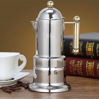 Stainless Steel Italian Stovetop Espresso Coffee Maker Percolator Induction