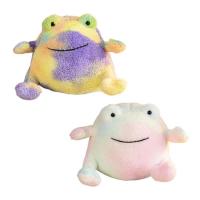 Kawaii Rain Frog Plush Toy Colorful Stuffed Plush Animal Toys 30cm Cute Frog Doll Children Toys Kawaii Gift Toys for Children right
