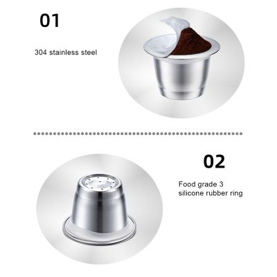 สำหรับ Icafilas เติม Nespresso กาแฟแคปซูลฟอยล์รีฟิล Nespress กาแฟ Capsulas นำมาใช้ใหม่กาแฟกรอง Pod ปก