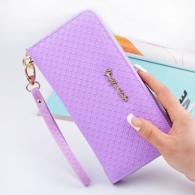 Long Womens Wallet Female Large Capacity Coin Purse Card Holder Tassel Handbags Zipper Pu Leather Clutch Luxury Money Phone Bag