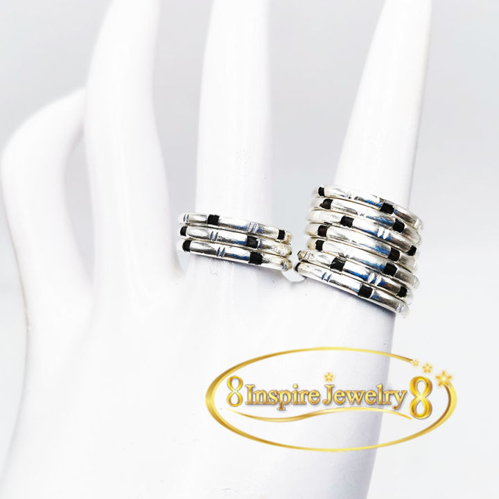 inspire-jewelry-แหวนเงินแท้-92-5-สอดหางช้าง-สอดขนหางช้าง-สวยหรู-เครื่องประดับมงคล-มีไซด์ให้เลือก