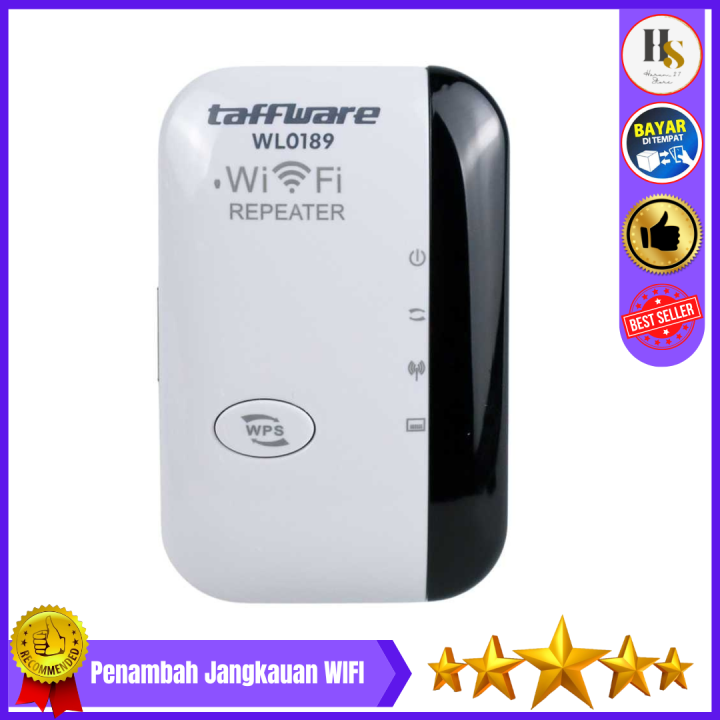 COD Taffware WirelessN WiFi Repeater 300Mbps / Penguat jaringan sinyal
