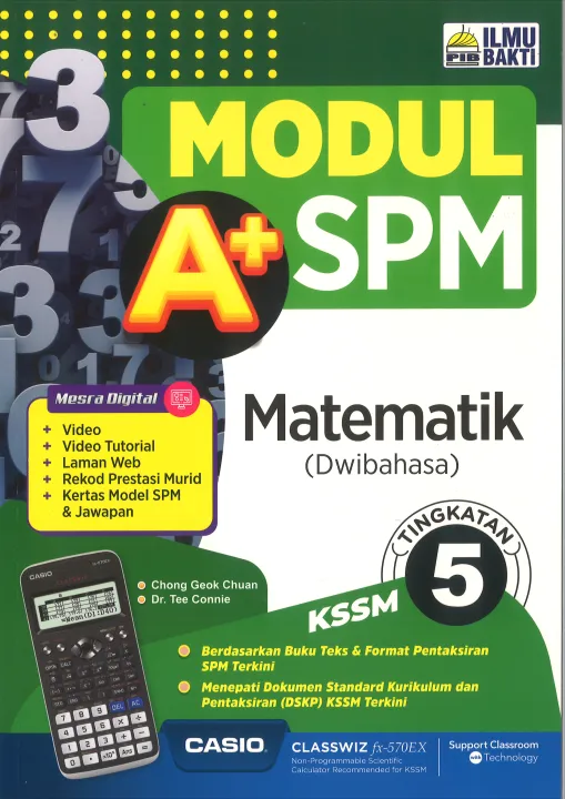 Modul A+ SPM Matematik Tingkatan 5 KSSM Dwibahasa (2022) | Lazada