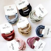 【YF】◊  4/6pcs Color Hair Rope Elastic Rubber Band Hairband for Children Ponytail Headdress Accessories