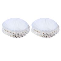 2000Pcs 25cm Sheets American Commercial Coffee Filter Paper Basket Coffee Filters Coffee Ware Coffee Filters (White)