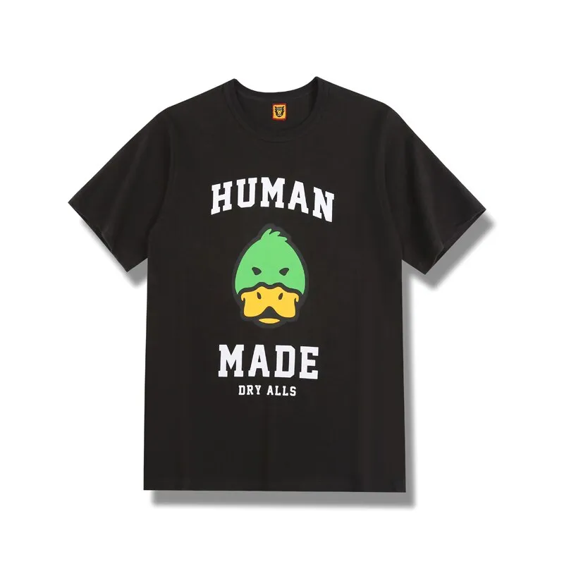 Spot HUMAN MADE T-SHIRT 2101 Flying Duck LOGO printed slubby