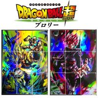 Anime Dragon Ball Deluxe Edition Puzzle Card Son Goku Zamasu Figure Game Collection Flash Cards Child Toy Christmas Gift