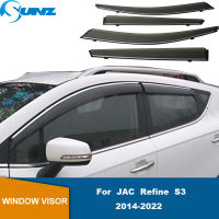 หน้าต่าง Visor สำหรับ JAC ปรับแต่ง S3 2014 2015 2016 2017 2018 2019 2020 2021หน้าต่างโล่ยามฝนยามสีอาทิตย์ D Eflector