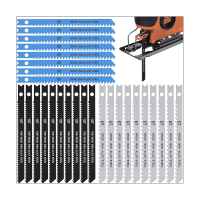 Jig Saw Blade Set 6T 8T 10T Assorted Saw Blades Jigsaw Blades with U-Shank Sharp Fast Cut Blade Woodworking Tool