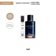 Nước hoa Dior, Nước hoa mini nam Vial Dior Sauvage EDP 2ml