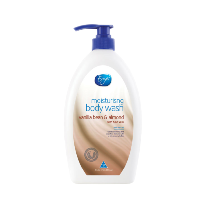 ENYA Vanilla Bean & Almond Body Wash 1L Lazada