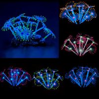 1Pcs Silicone Glowing Artificial Fish Tank Aquarium Coral Plants Ornament Underwater Pets Decor Drop Shipping