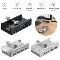 ORICO MH2AC-U3 Clip Type USB 3.0 HUB Aluminum Alloy External Multi 2 Ports USB Splitter Adapter for Desktop with TF Card Slot USB Hubs