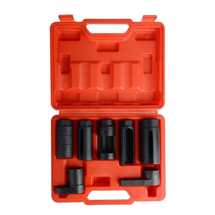 7pcs Car Oxygen Sensor Lambda Sensor Socket Set Tool All Sizes 1/2 ...