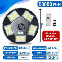 ไฟโซล่าเซล ไฟโซล่าเซลล์ 50000W UFO โคมไฟโซล่าเซล Solar Light หลอดไฟโซล่าเซล โซล่าเซลล์ ไฟโซล่าเซลสนาม ไฟโซล่าเซลถนน เสาไฟโซล่าเซล แสงสีขาว