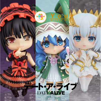 Nendoroid GSC 395 Yoshino GSC 466 Kurumi Tokisaki GSC 1236 Tobiichi (re-run) Date A Live พิชิตรัก พิทักษ์โลก เนนโดรอยด์ ฟิกเกอร์ โมเดล ของเล่นถูก ของเล่น ของขวัญ 🇨🇳